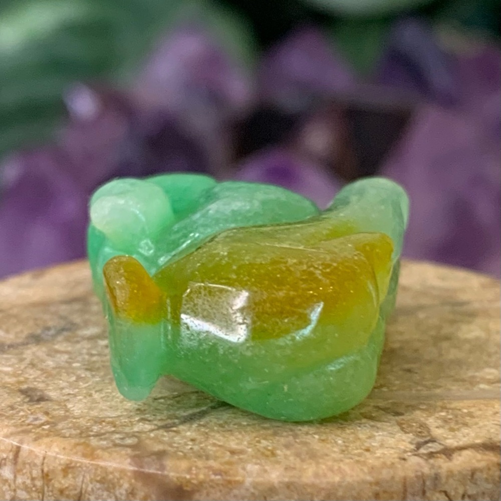 Green Honey Yellow Burma Jade Jadeite Pixiu Pendant Dragon Mythical Beast 1.1" - Picture 12 of 15